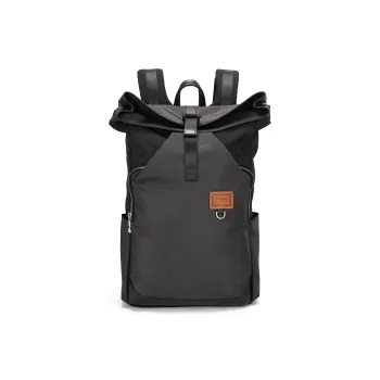 ROBERTA DI CAMERINO Fabric Business Bag Students Backpack Men's Black