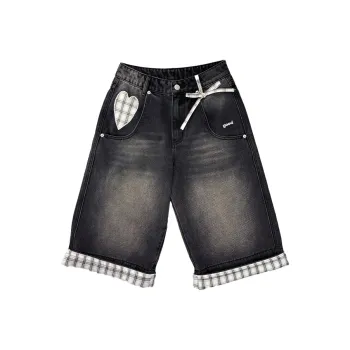 MeiHaoStore Denim Shorts Unisex