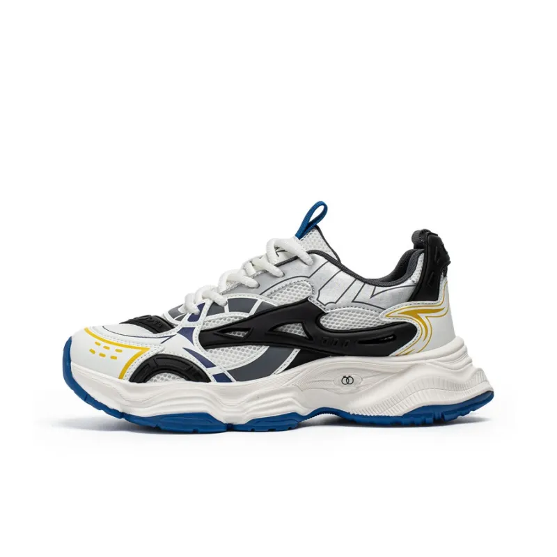 ROBINHOOD Slip Resistant, Abrasion Resistant, Breathable, Lightweight Low Top Chunky Sneakers Men's Box Included-0