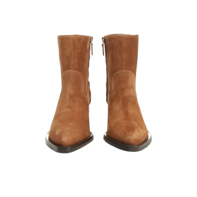 Stuart Weitzman/SW Tate Ankle Boots Women's Brown-4