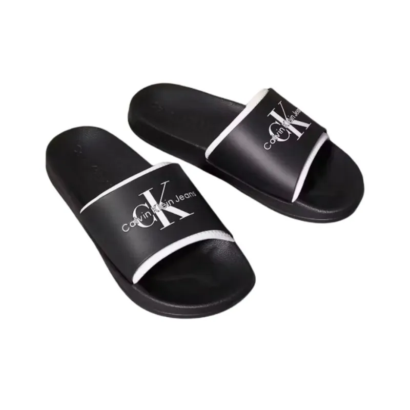 CKJ CALVIN KLEIN JEANS Slide Slippers Men's Black-2