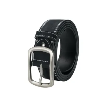 JEANSWEST Cow Split Leather Belts Men's 3.8CM
