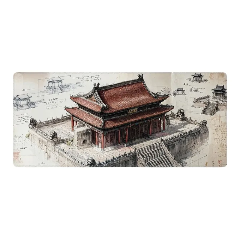 DANYIN Extra Large Premium Chinese Style Keyboard Pad For Men's Computer Desktop, Esports Gaming Mouse Pad Mouse Pads-13