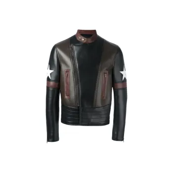 Givenchy Leather Jacket Men's Black