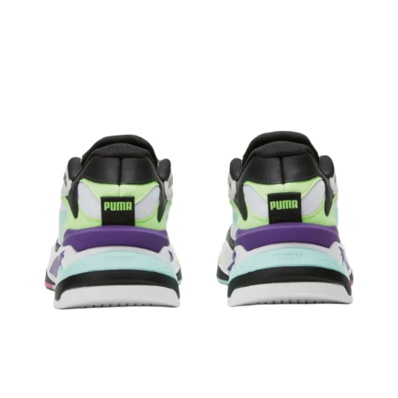 PUMA RS Fast Slip Resistant Low Top Casual Shoes Men's Black Green Purple-3