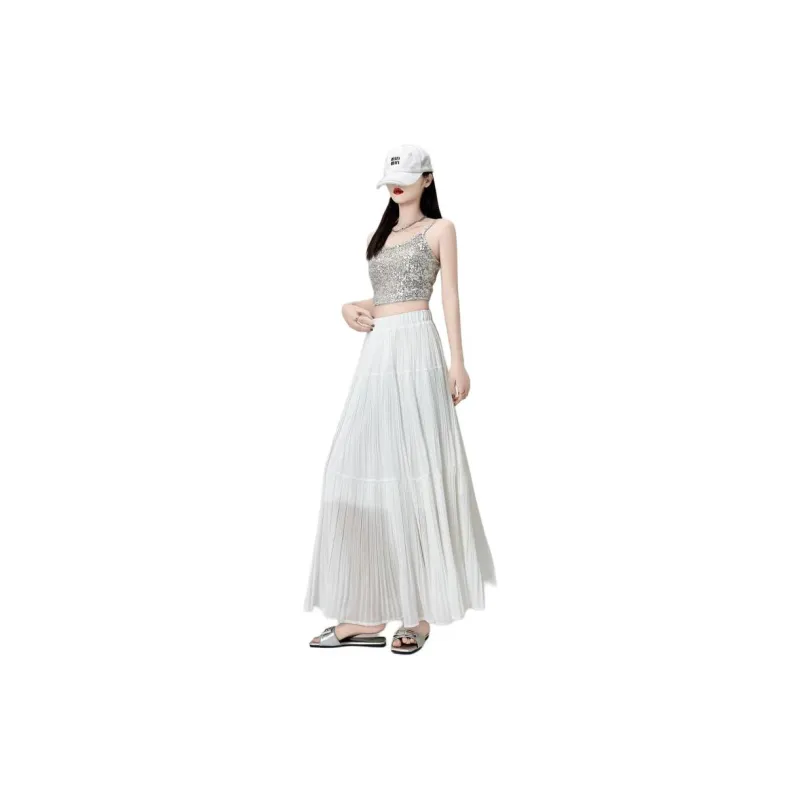 YINLEI Casual Long Skirt Women's-1
