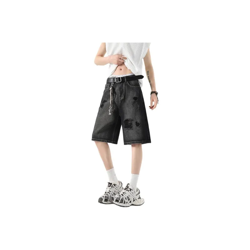 DABAISHA Denim Shorts Unisex-0