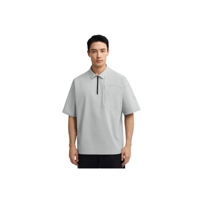 DESCENTE BLEU SS25 Polo Shirt Men's-0