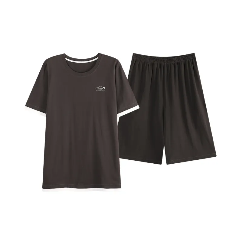 Cotton Shopping Pajama Set Men's-0