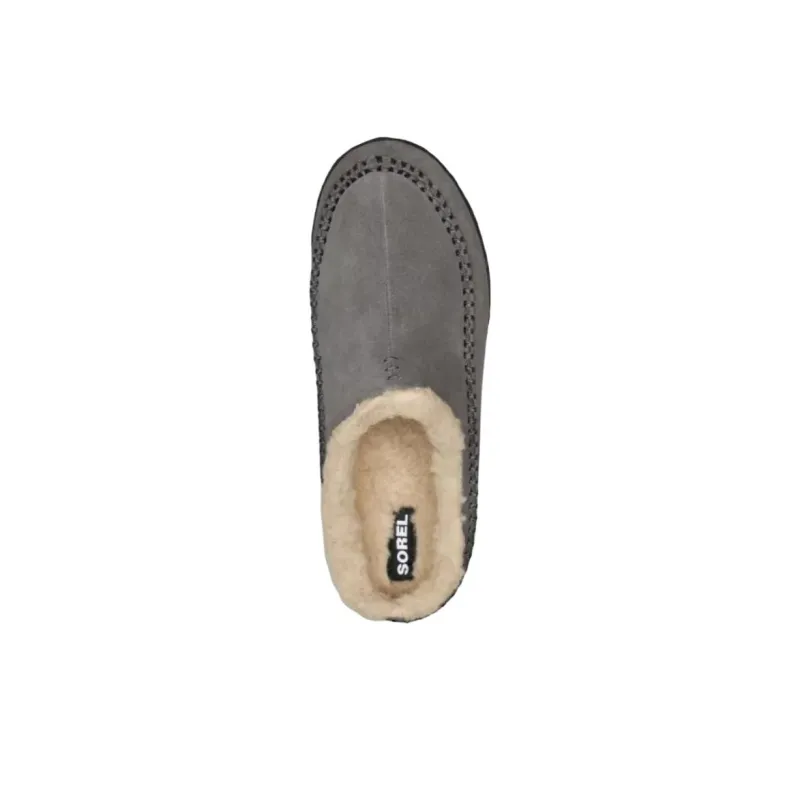 SOREL Slip Resistant Closed Toe Slippers Men's Gray-3