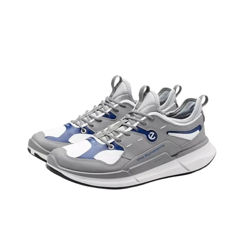 White Mountaineering x Ecco Biom 2.2 Abrasion Resistant Low Top Running Shoes Men's Gray-2