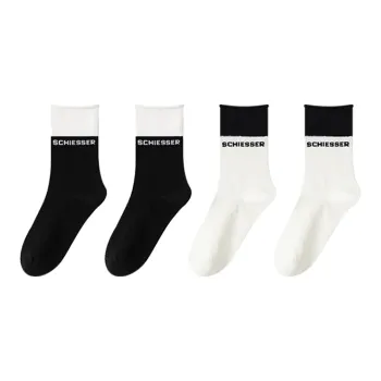 Shuya Knee High Socks Women's 4 Pack