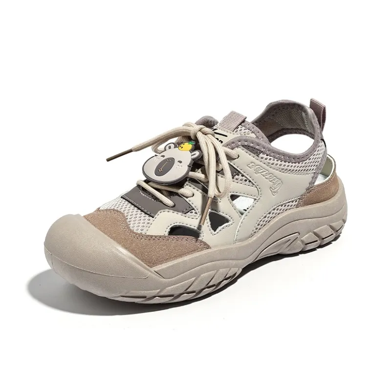 Warrior Abrasion Resistant Slip Resistant River Trekking Shoes Women's Brown Purple-2