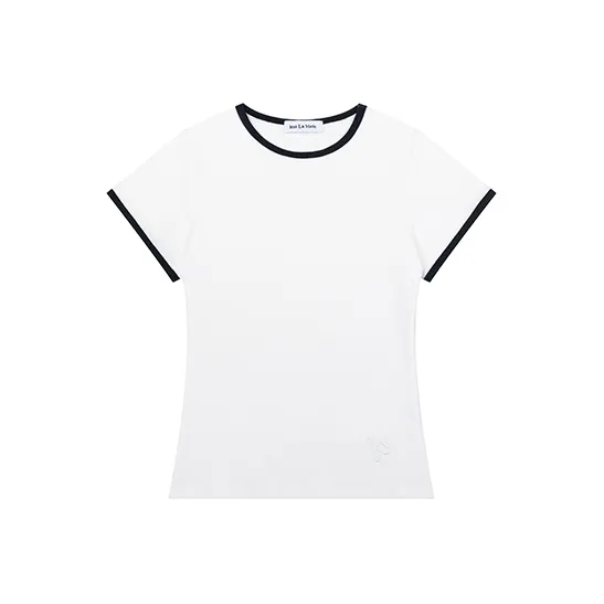1ESS LA MODE T Shirts Women's White-0