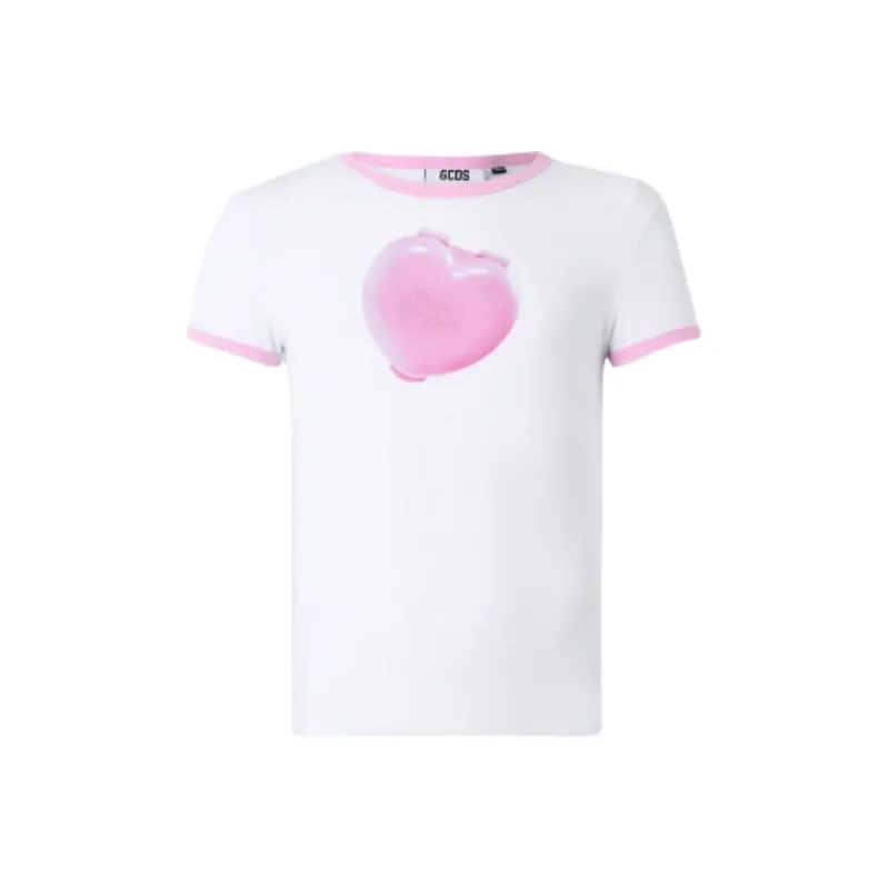 GCDS Stretch cotton T shirt-0