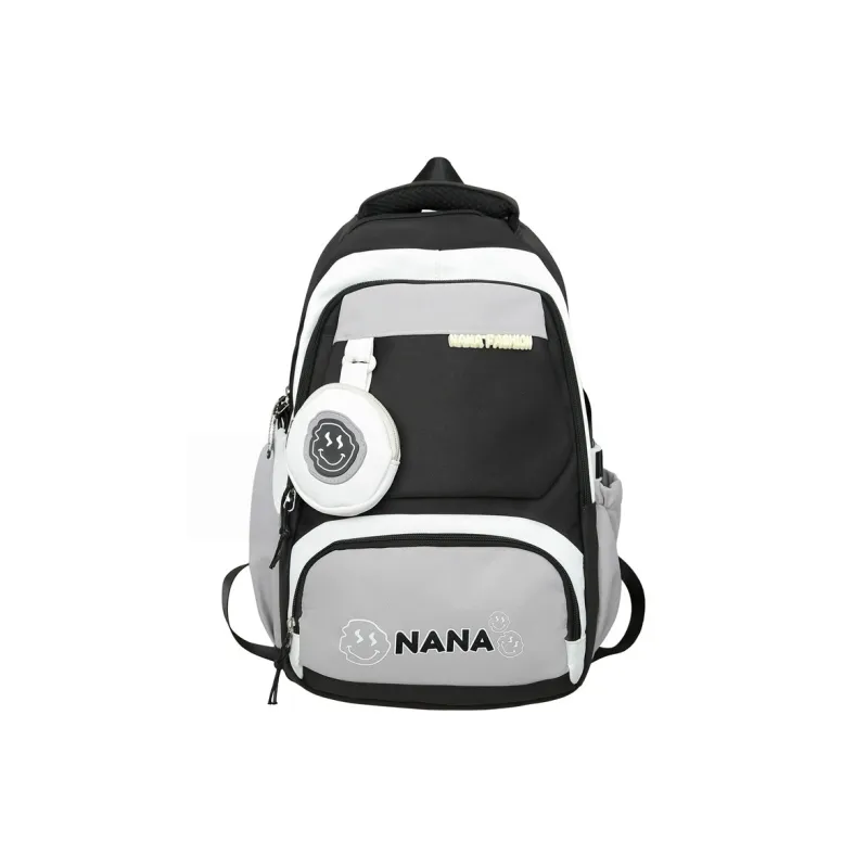 Vack Nylon Backpack Unisex Multicolor-4