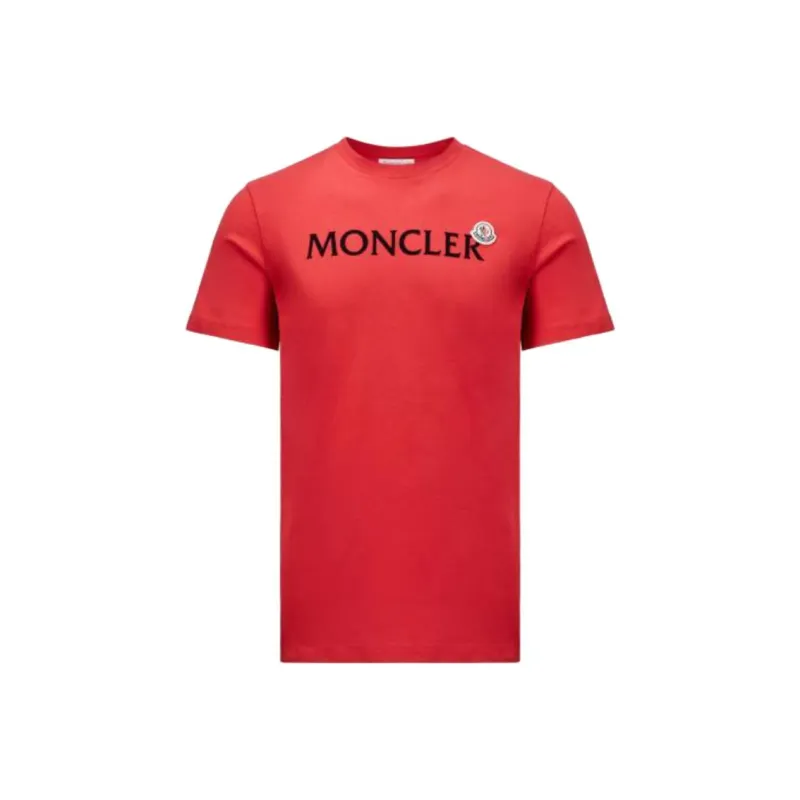 Moncler T Shirts Men Red-0
