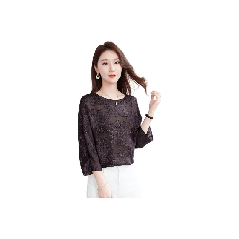 Yi Mengyuan T Shirts Women's Stone Brown-0