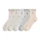 5 Pack (Pink+Custard+White+Gray Blue+Orange)