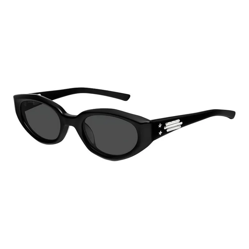 CAPONI Plate Frame Cat Eye Sunglasses Unisex Multicolor-2