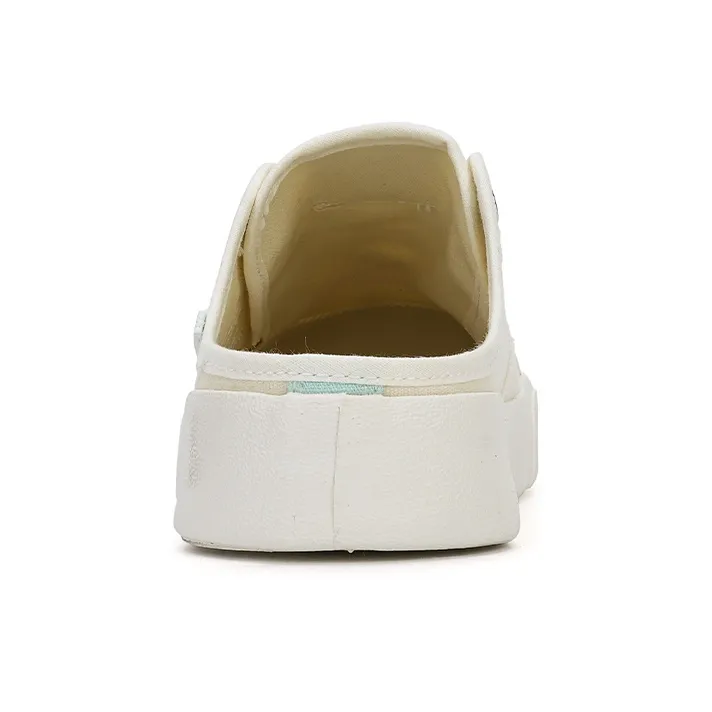 Warrior Abrasion Resistant Slip Resistant Closed Toe Slippers Women's Beige Cyan Black-3