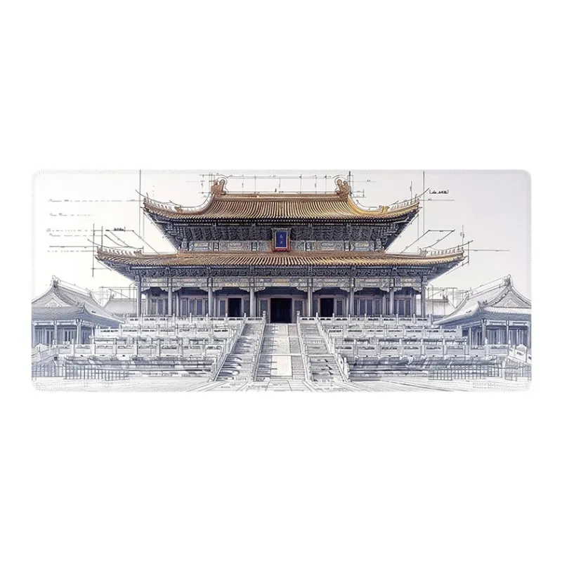 DANYIN Extra Large Premium Chinese Style Keyboard Pad For Men's Computer Desktop, Esports Gaming Mouse Pad Mouse Pads-1