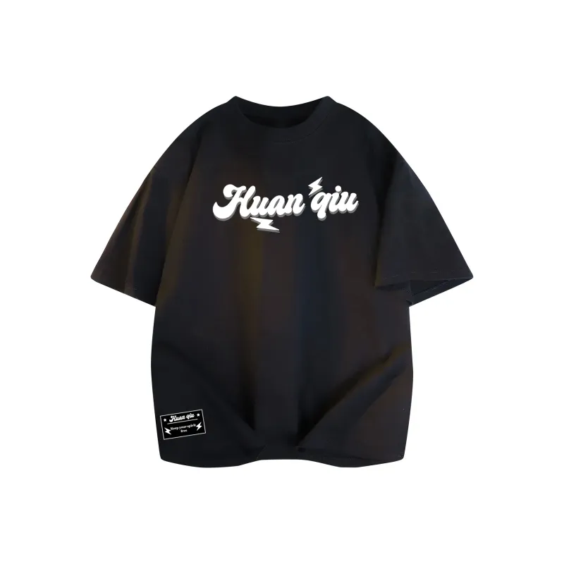 HUANQIU Short Sleeved T Shirts Unisex-0