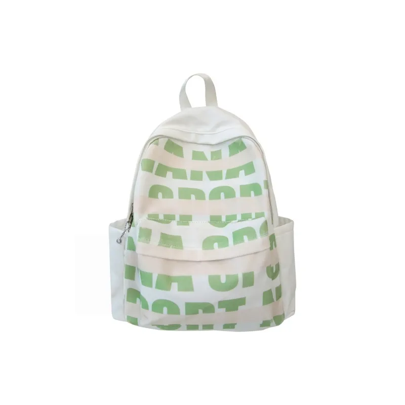 Vack Nylon Backpack Regular Unisex Red/Green/Blue/Pink-5
