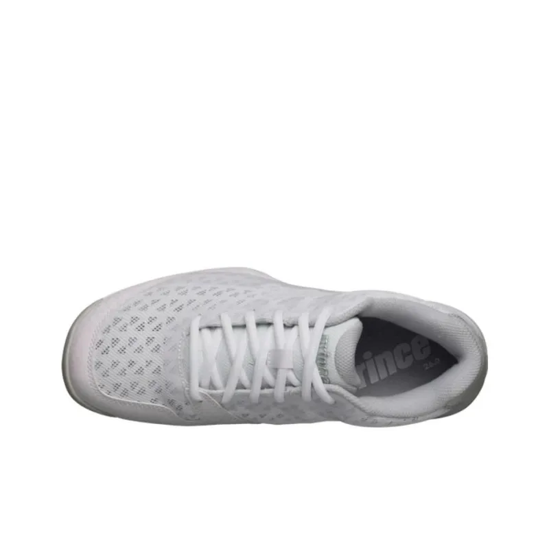 PRINCE Anti Slip Wear Resistant Low Top Tennis Shoes Unisex White-2