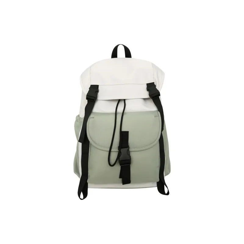 TANGCOOL Nylon Backpack Unisex Black/White/Army Green/Light Green/Brown-10
