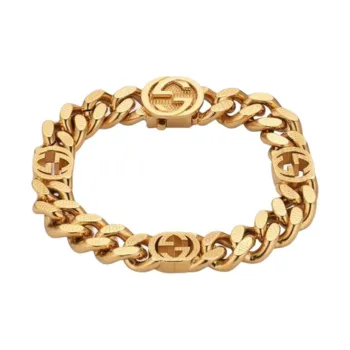 GUCCI Metal Bracelets Men's Gold