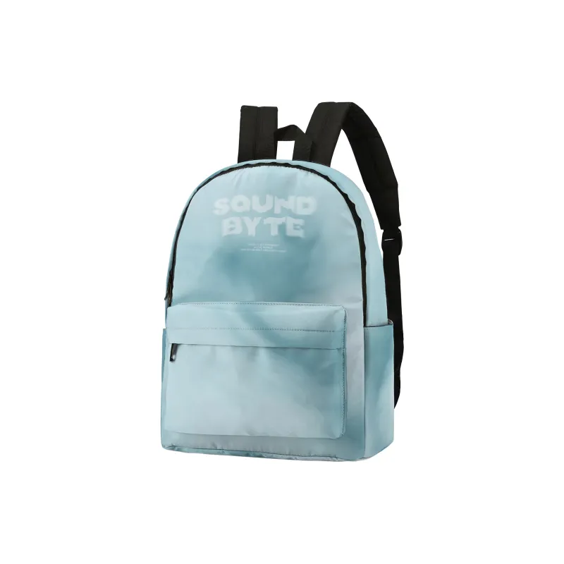 Soundbyte Polyester Backpack Regular Unisex Light Blue-1