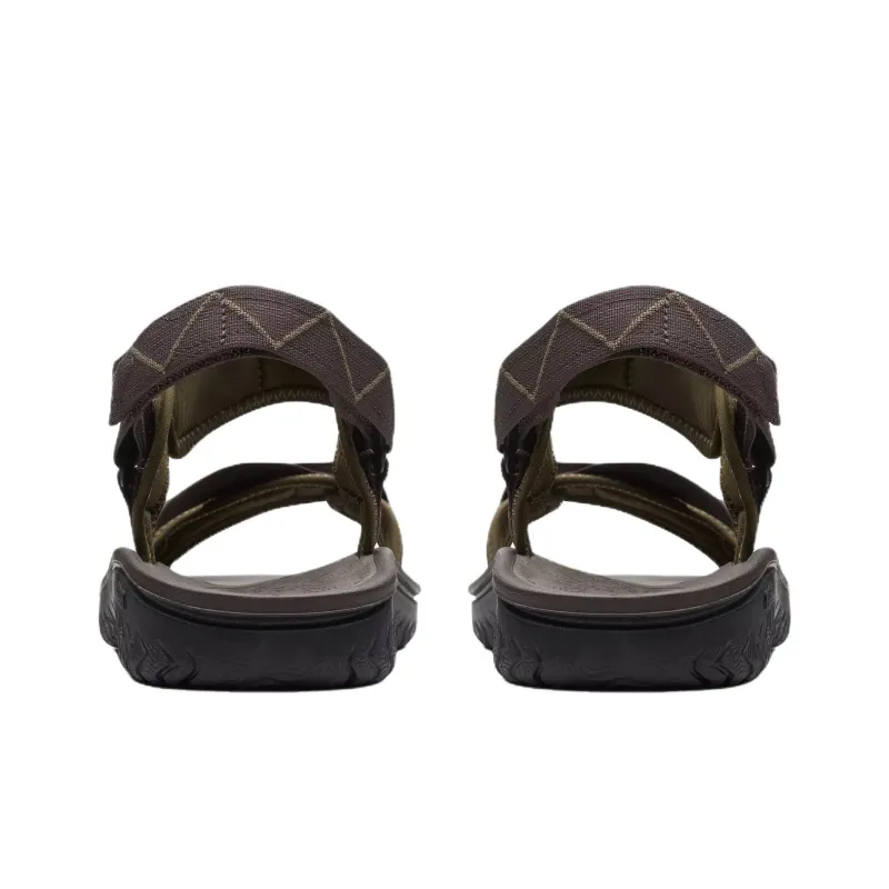 Clarks Wesley Trail Beach Sandals Men's Brown-5