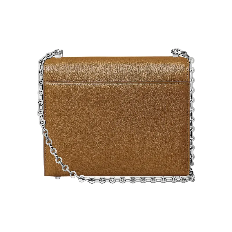 HERMES Verrou Mysore Goat Skin Shoulder Bag Mini Women's 2H Kraft Paper Color-2