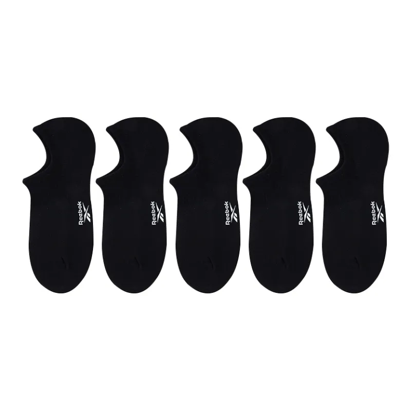 Reebok No Show Socks Men's 5 Pack White-6