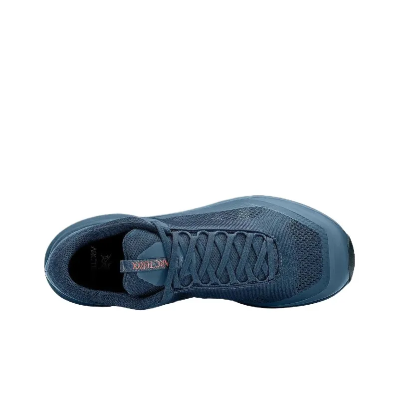 Arcteryx Aerios AURA Cushioning Breathable Low Top Trekking Shoes Men's Dark Green Blue-4
