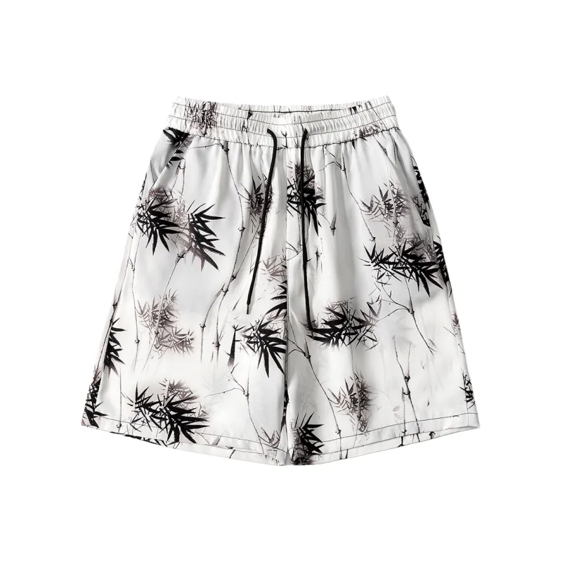PVPVPV Casual Shorts Unisex DK77831 White-0