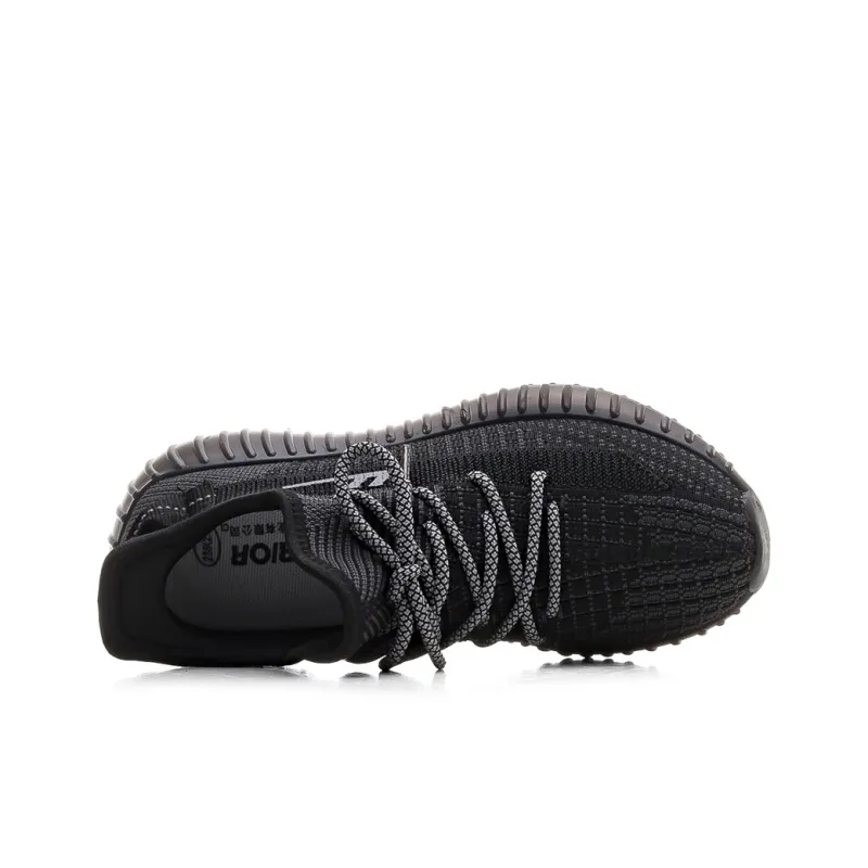 Warrior Slip Resistant And Abrasion Resistant Support Low Top Casual Shoes Unisex Black-2