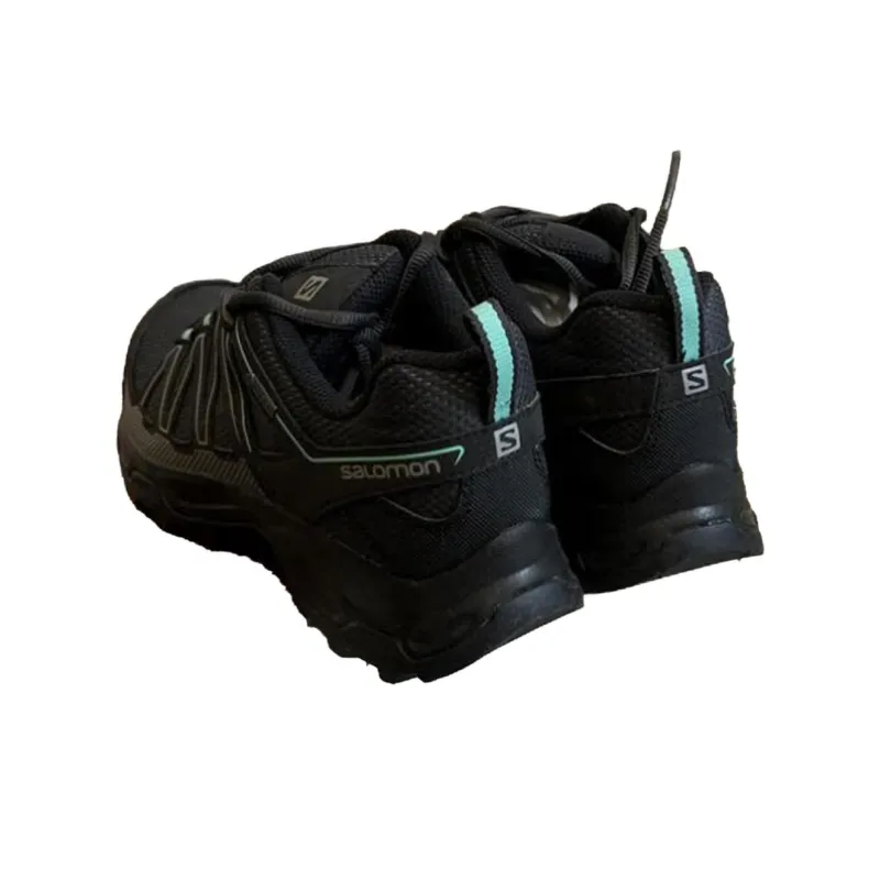 SALOMON WENTWOOD GTX Anti Slip Wear Resistant Low Top Hiking Shoes Women's Black-3
