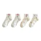 Print Polka Dot *2+Print Bowknot+All over Butterfly Bowknot Flower