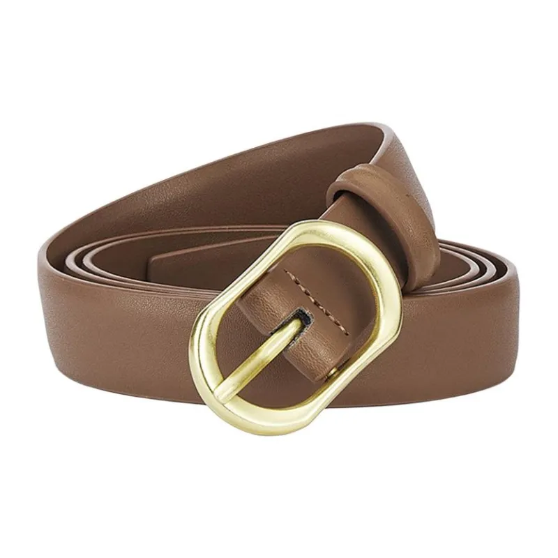 JEANSWEST PU Leather Belts Women's 2.3cm-2