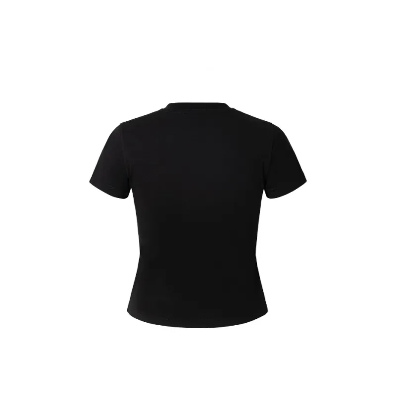 YADcrew T Shirts Women's Black-1