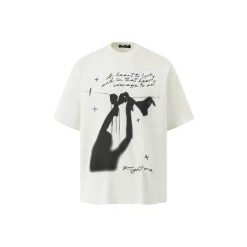 HKRXEC T Shirts Men Cream Apricot