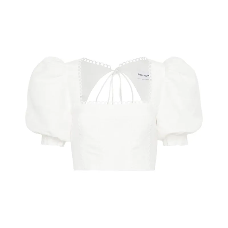 Rebecca Vallance Giovanni Puff sleeve Top-0