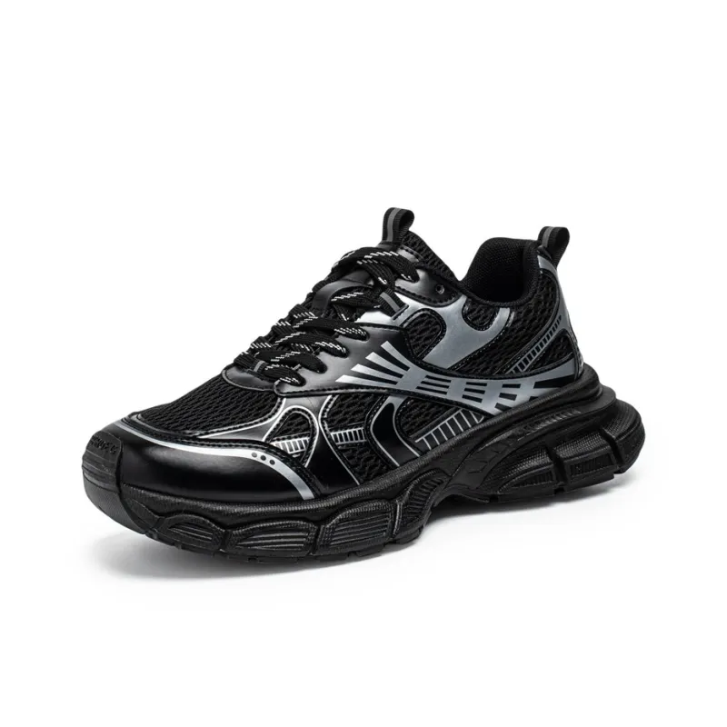 ROBINHOOD Slip Resistant, Abrasion Resistant, Breathable, Lightweight Low Top Chunky Sneakers Men's Box Included-2