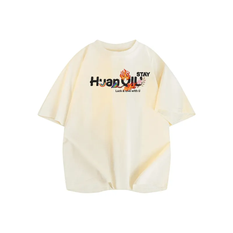 HUANQIU Short Sleeved T Shirts Unisex-20