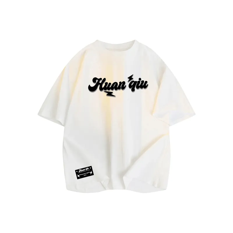 HUANQIU Short Sleeved T Shirts Unisex-4