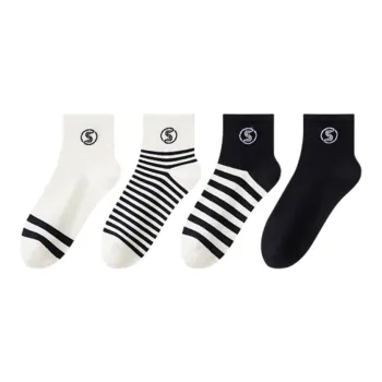 Shuya Mid Calf Socks Women's 4 Pack