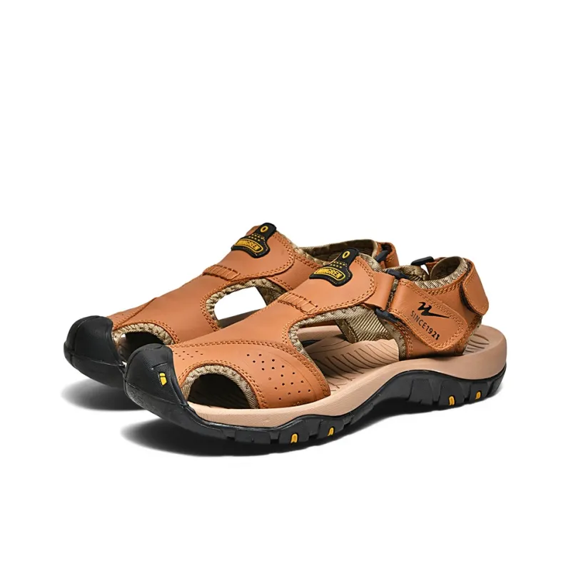Binary Slip Resistant, Breathable, Lightweight River Trekking Shoes Men's Brown-2