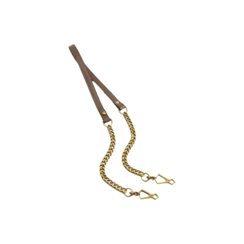 Luxury Care Artisan Workshop Leather Bag Strap Women's Antique Gold-2